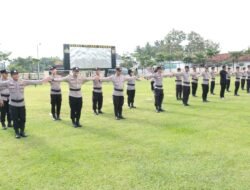 Polres Tulang Bawang Gelar Latkatpuan 12 Gerakan Pengaturan Lalu Lintas, Ini Tujuannya