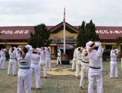 Polres Tanggamus Gelar Uji Bela Diri dan Jasmani UKP 1 Juli 2025, Libatkan Tiga Polres