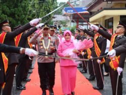Kapolres Baru AKBP Rahmad Sujatmiko Disambut Meriah di Mapolres Tanggamus