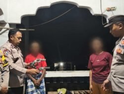 Respon Cepat Polsek Cukuh Balak Amankan Barang Bukti Mirip Senjata Terkait Dugaan KDRT dan Pengancaman