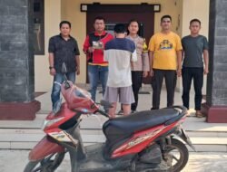 Tempo Satu Jam, Polsek Talang Padang dan Warga Tangkap Pelaku Curanmor