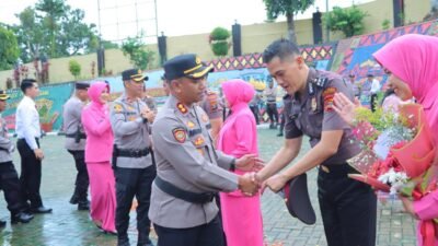 38 Personel Polres Tanggamus Naik Pangkat di Hari Bhayangkara ke-79