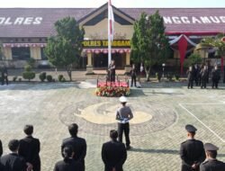 Polres Tanggamus Gelar Upacara HUT ke-80 Kemerdekaan RI