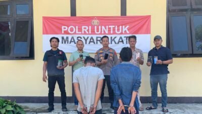 Polsek Wonosobo Tangkap Dua Pelaku Pencurian 4 HP Milik Mahasiswa KKN di Tanggamus