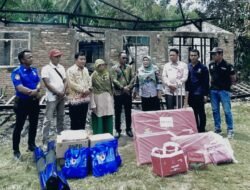 Pemkab Pringsewu Bergerak Cepat Bantu Korban Kebakaran di Keputran