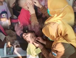 Puskesmas Sukamulya Gelar Posyandu dan Pembagian Vitamin A di Desa Padamukti