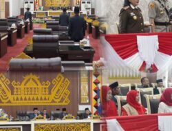 Bupati & Wabup Pringsewu Hadiri Rapat Paripurna Istimewa DPRD Mendengarkan Pidato Presiden RI