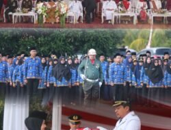 Pemkab Pringsewu Gelar Upacara Peringatan HUT ke-80 Proklamasi Kemerdekaan RI