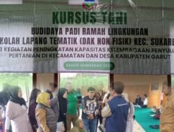Kursus Tani Budidaya Padi Ramah Lingkungan Digelar di Kecamatan Sukaresmi