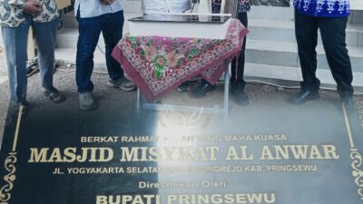 Bupati Pringsewu Resmikan Masjid Misykat Al-Anwar dan Buka Misykat Competition 2025