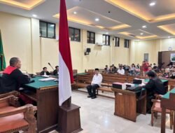 JPU Kejari Pringsewu Bacakan Tuntutan terhadap Terdakwa Heri Iswahyudi dalam Kasus Korupsi Dana Hibah LPTQ TA 2022