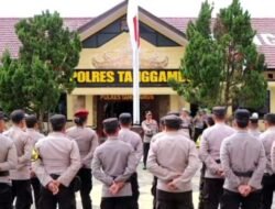 Polres Tanggamus Terjunkan Personel Amankan Pilkakon PAW Sinar Jawa dan Tiuh Memon, Ini Pesan Kapolres